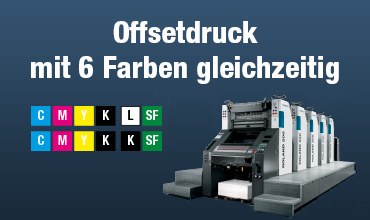 Erstklassige Offsetdrucktechnik